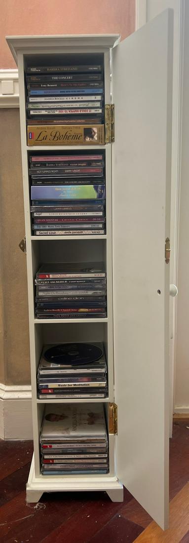 CD CABINET FILLED with CDs (1 of 6)
