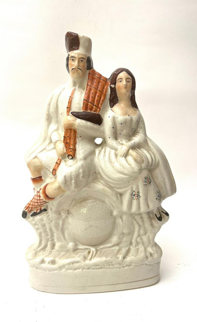 STAFFORDSHIRE FIGURE GROUP (1 of 4)