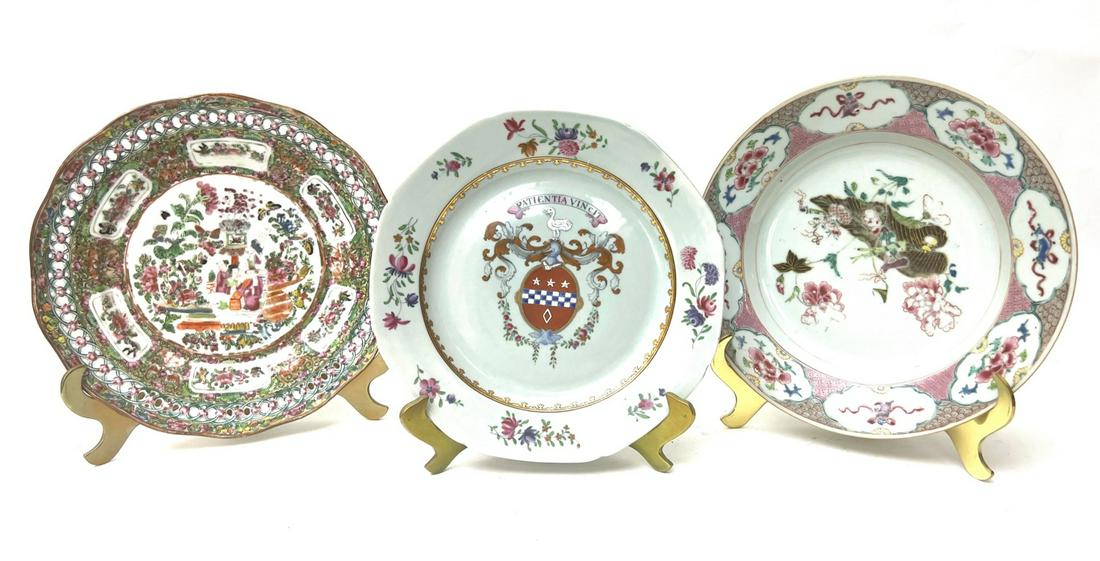 (2) CHINESE EXPORT PLATES & A SAMSON EXAMPLE (1 of 6)