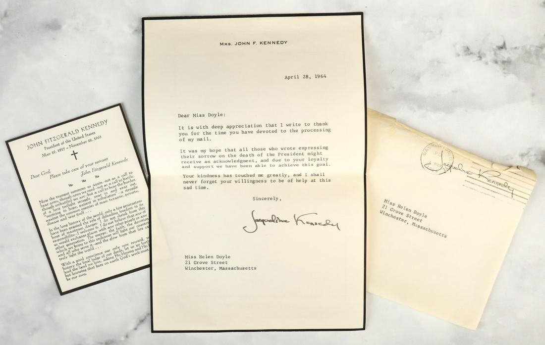 SENATOR JOHN F. KENNEDY SIGNED LETTERS (1 of 13)