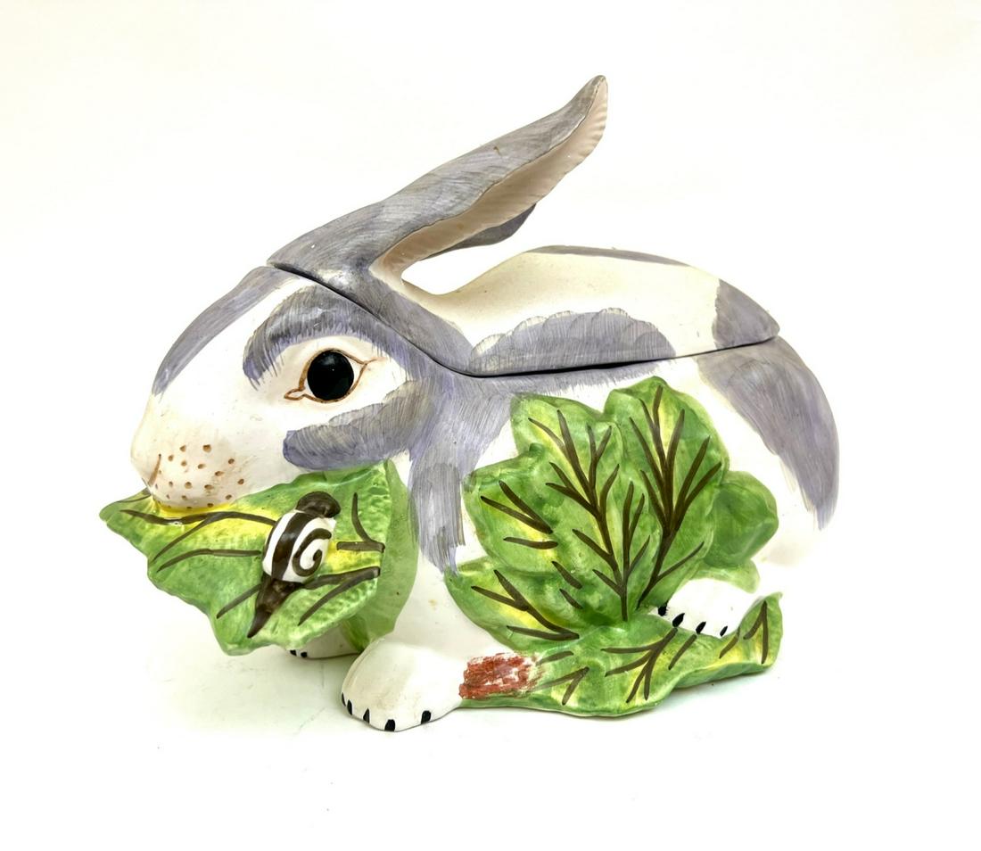MOTTAHEDEH CERAMIC RABBIT CONTAINER (1 of 5)