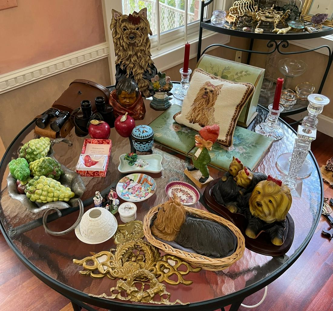 TABLE TOP OF BRICK-A BRAC etc: A real discovery lot.Temp No 459