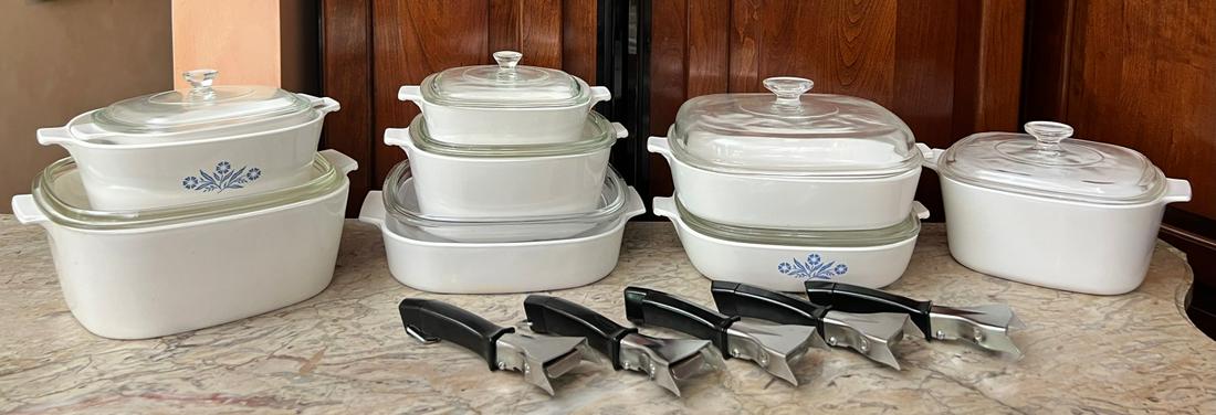 (7) PIECES OF CORNING COOKWARE (1 of 2)