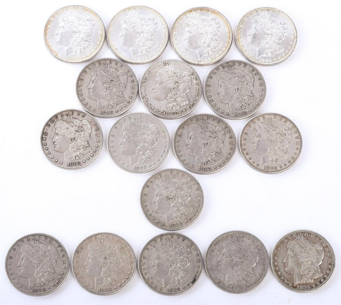 (4) 1883 (13) 1883-S HIGH GRADE MORGAN DOLLARS (1 of 5)