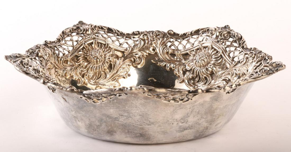REDLICH & CO STERLING SILVER CHRYSANTHEMUM BOWL (1 of 7)