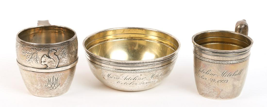 (3) STERLING SILVER NEW-BORN GIFTS TIFFANY etc (1 of 16)