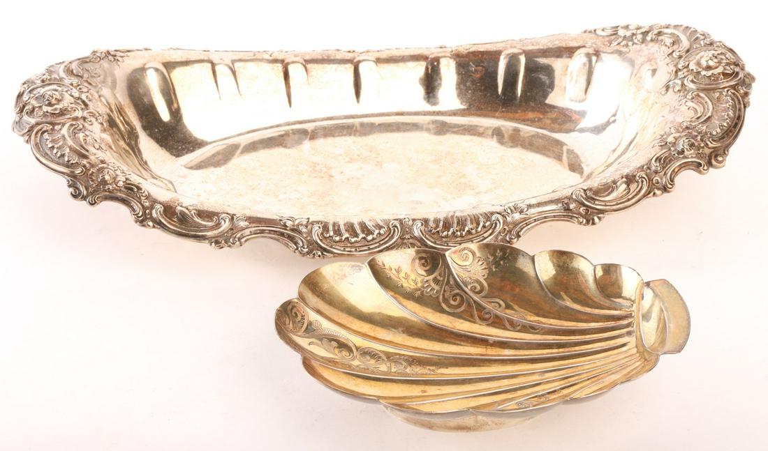 WOODSIDE STERLING SILVER TRAY & SHELL by FORD (1 of 10)