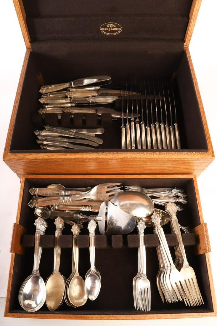 GEORG JENSEN "ACANTHUS" STERLING FLATWARE SET (1 of 11)