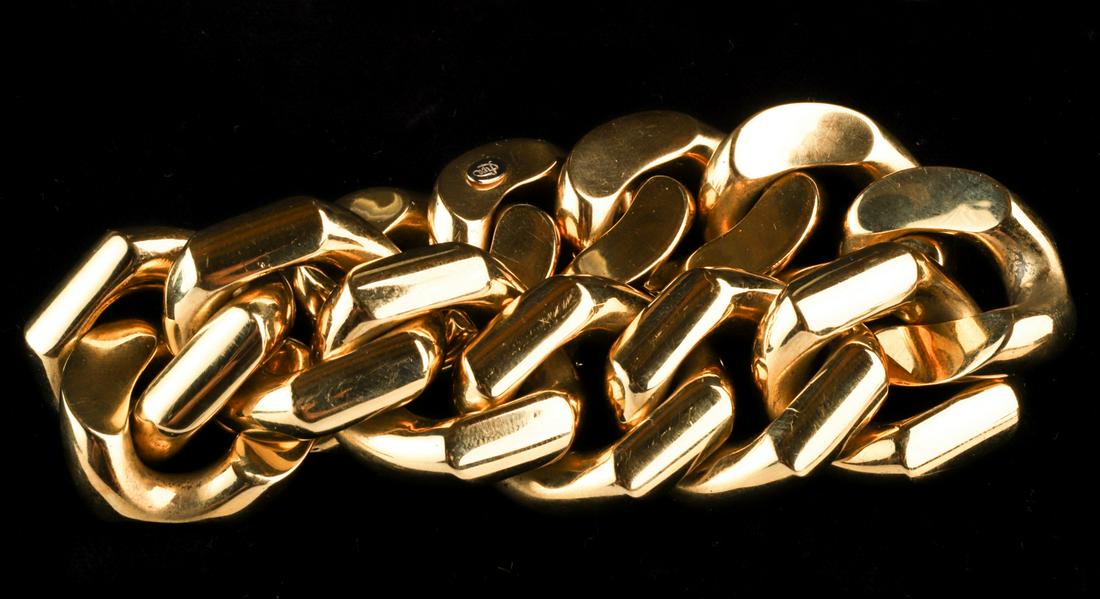 14k GOLD ITALIAN LINK BRACELET (1 of 8)