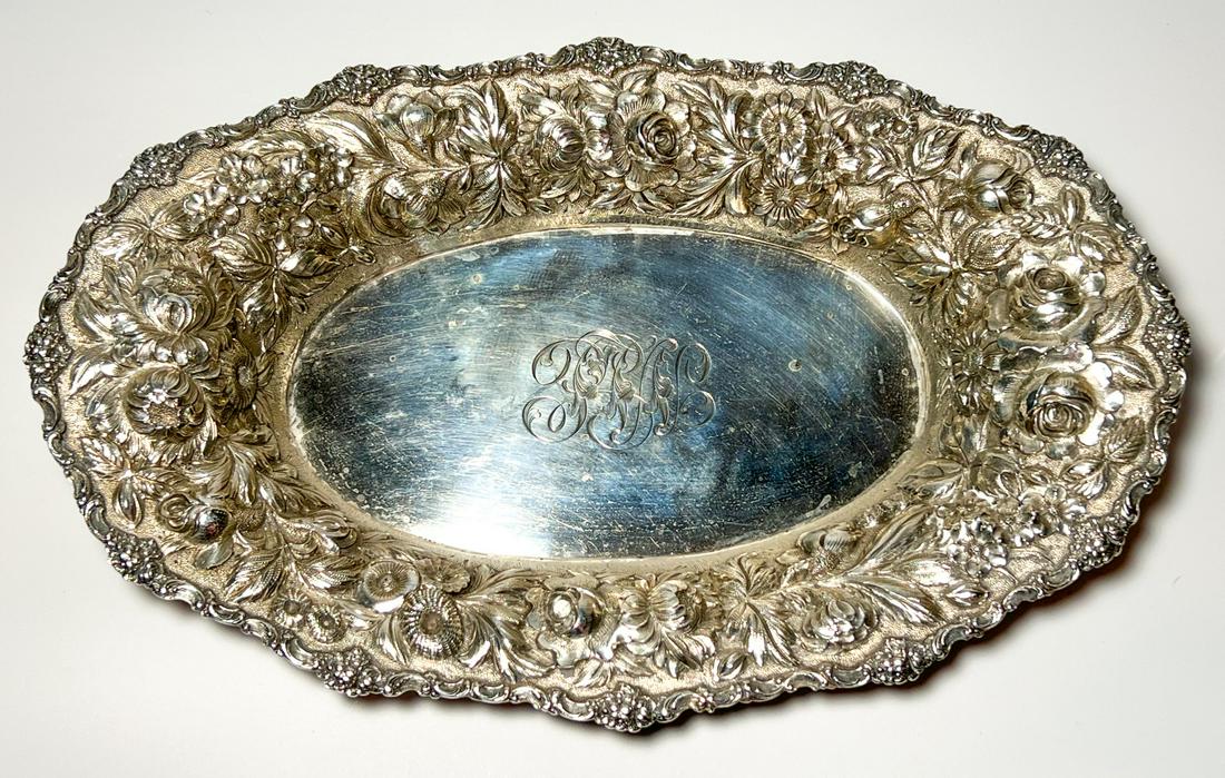 STIEFF STERLING SILVER OVAL DISH (1 of 7)