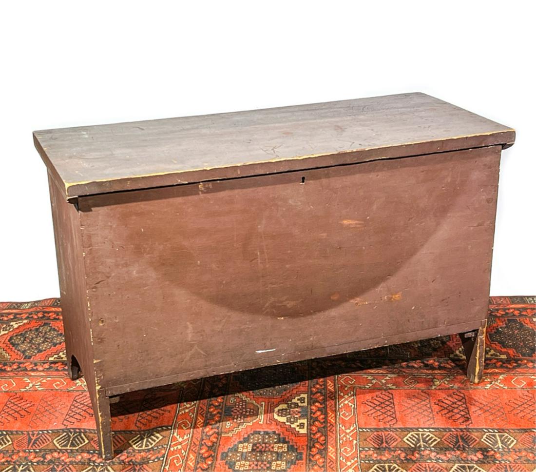 19th CENTURY BLANKET CHEST IN RED WASH (1 of 12)