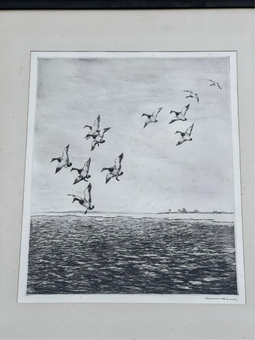 ROLAND CLARK (1874-1957) "MARSH DUCKS" ENGRAVING (1 of 6)
