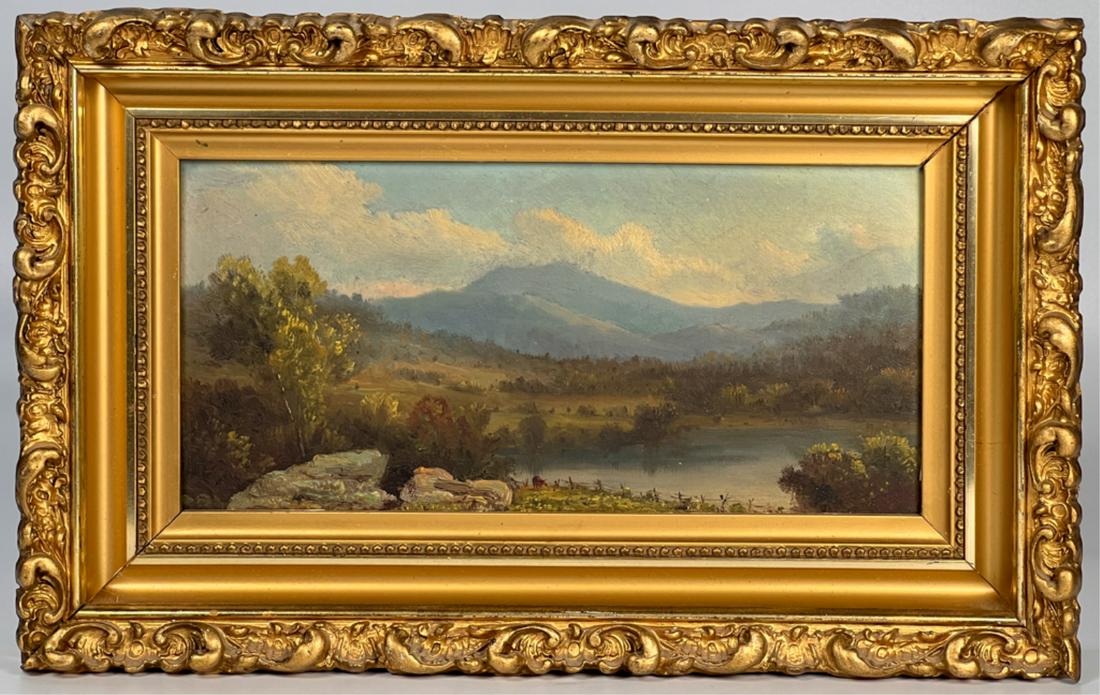 (19th C) WHITE MOUNTAIN SCHOOL "MEADOW IN THE VALL (1 of 11)