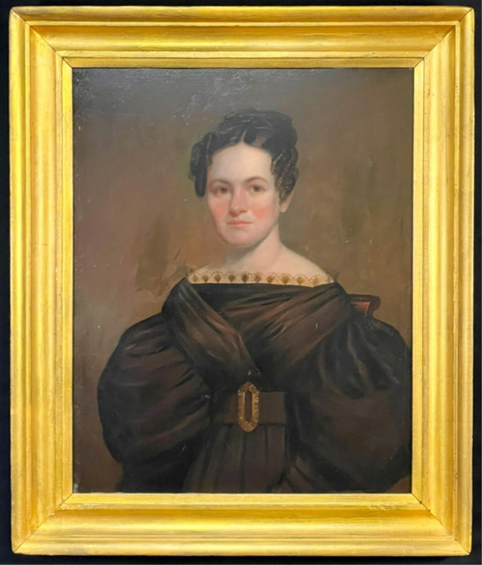(19th C) PORTRAIT  "GREAT AUNT POLLY BERESFORD" (1 of 8)