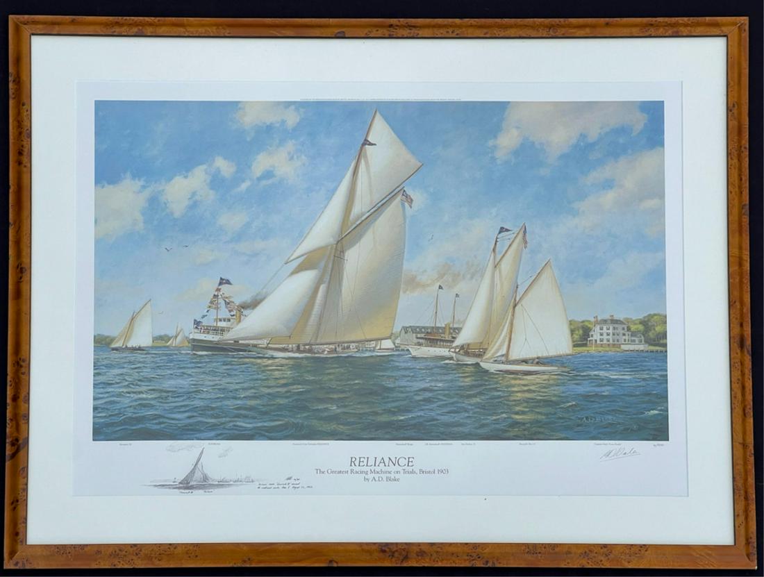 ANTHONY D. BLAKE (20th C) PENCIL SIGNED PRINT (1 of 10)