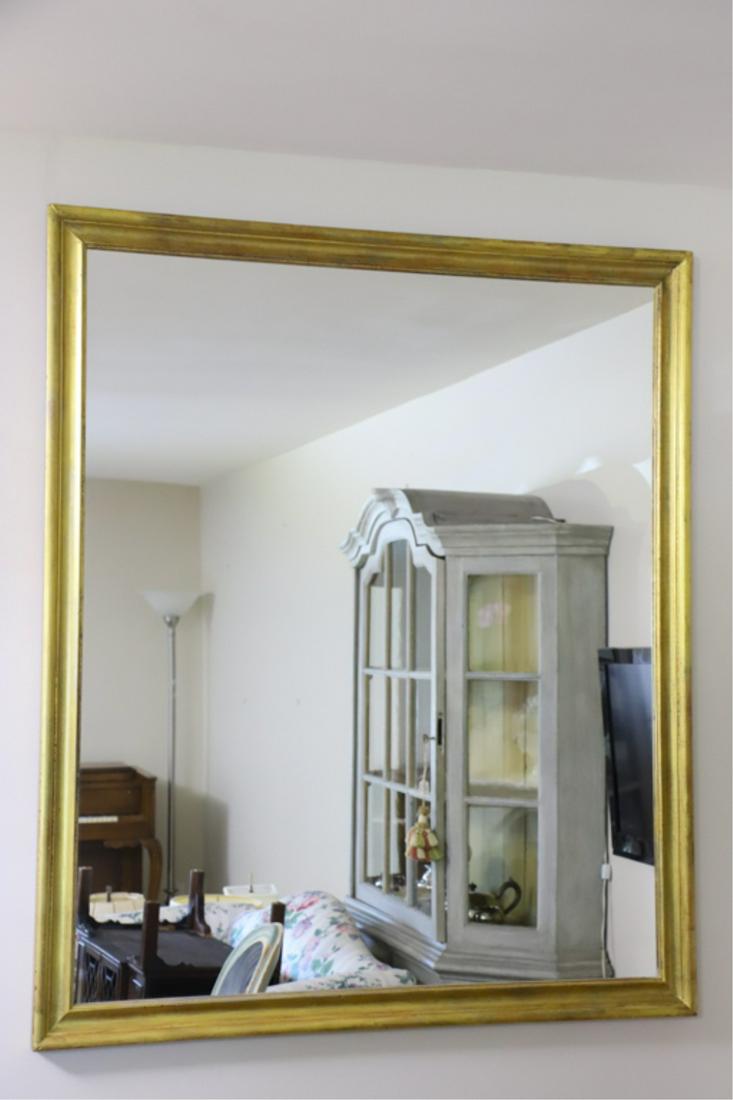 NICE QUALITY WALL MIRROR in LEMON GOLD FRAME (1 of 3)