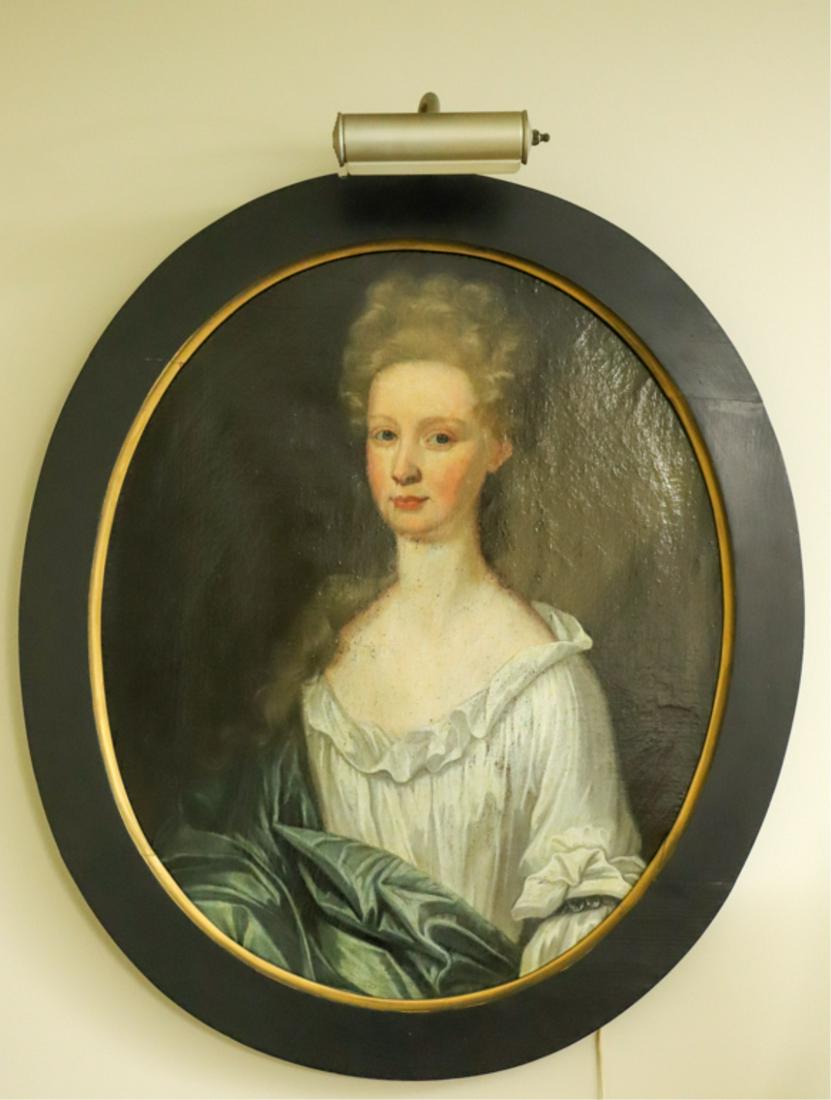 SIGNED (EARLY 19th C) "PORTRAIT OF ANN JEFFREY" (1 of 8)
