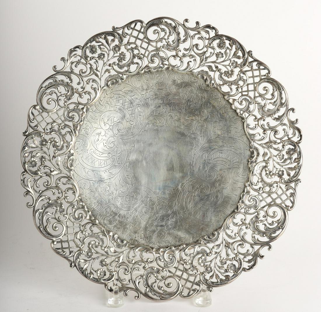 BIGELOW, KENNARD & CO. FOOTED STERLING SILVER PLATTER (1 of 17)