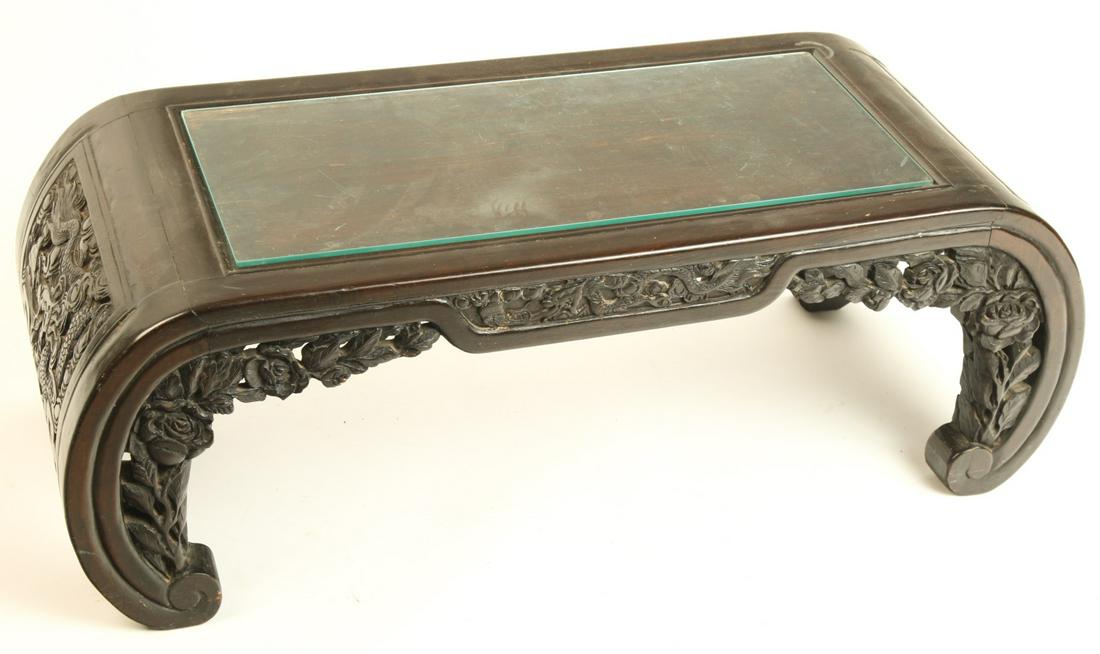 (19th / 20th c) JAPANESE GLASS TOP COFFEE TABLE (1 of 10)