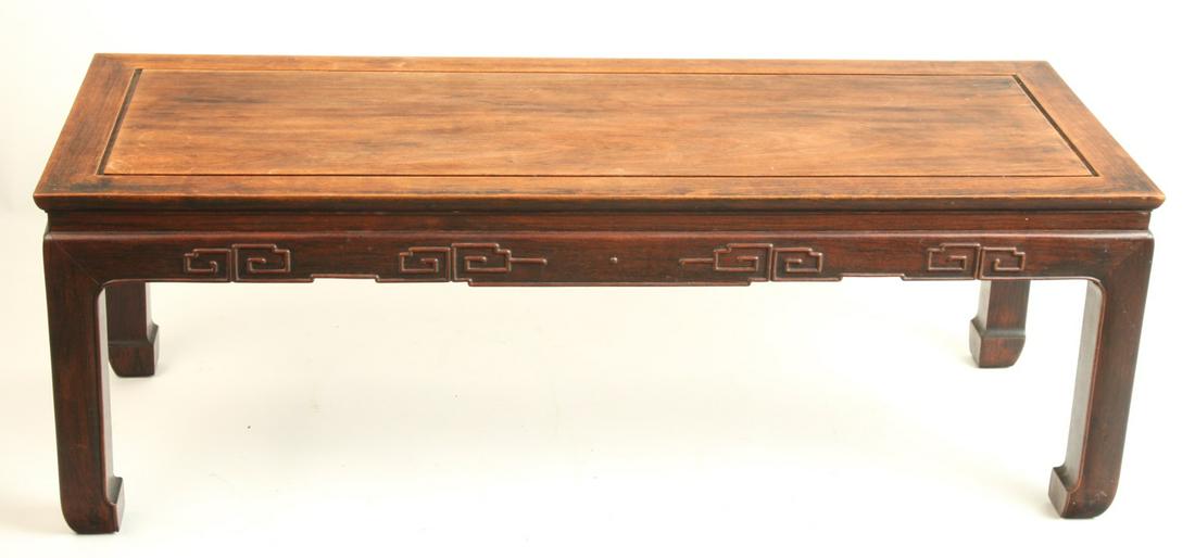 (19th / 20th c) CHINESE ROSEWOOD COFFEE TABLE (1 of 12)