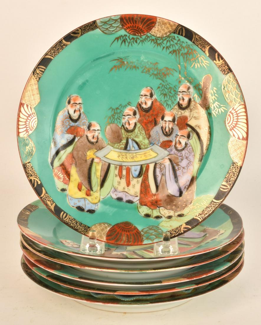 (15) JAPANESE PORCELAIN DESSERT PLATES (1 of 5)