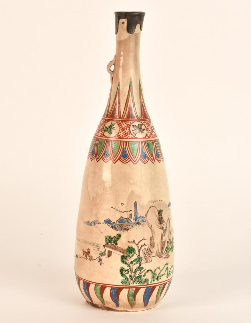 EARLY (19th c) JAPANESE KUTANI POTTERY: Edo Period. 11 inches