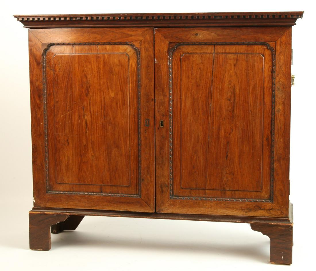 (18th c) CHINESE EXPORT HUANGHUALI SECRETARY TOP (1 of 20)