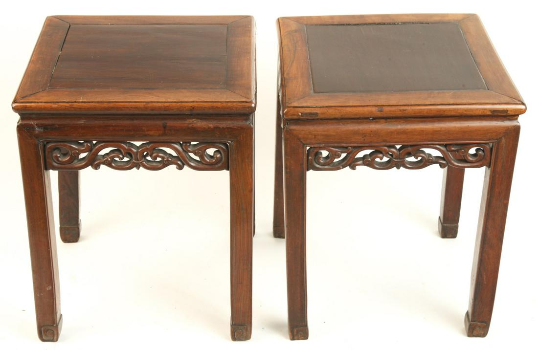 PAIR of (19th c) CHINESE STANDS (1 of 14)