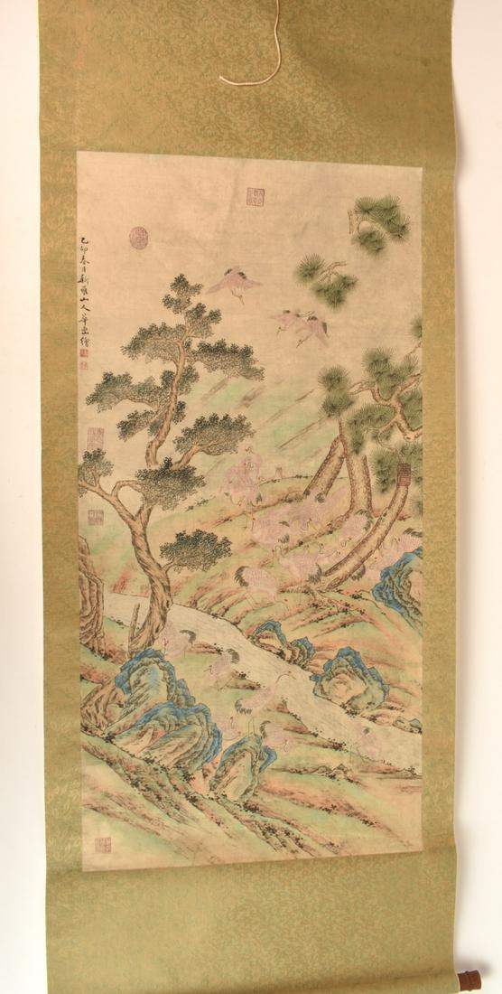 CHINESE SCHOOL SCROLL (Early 20th c) (1 of 14)