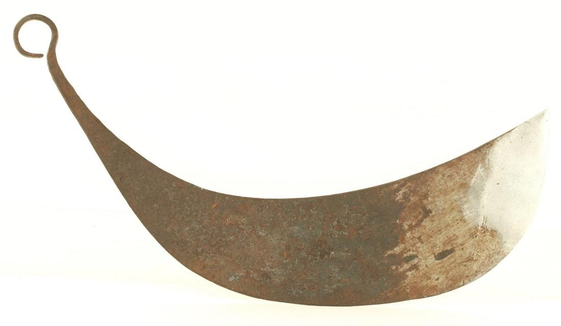 (19th c) ASIAN FOOD CHOPPER SIGNED in CHARACTERS (1 of 7)