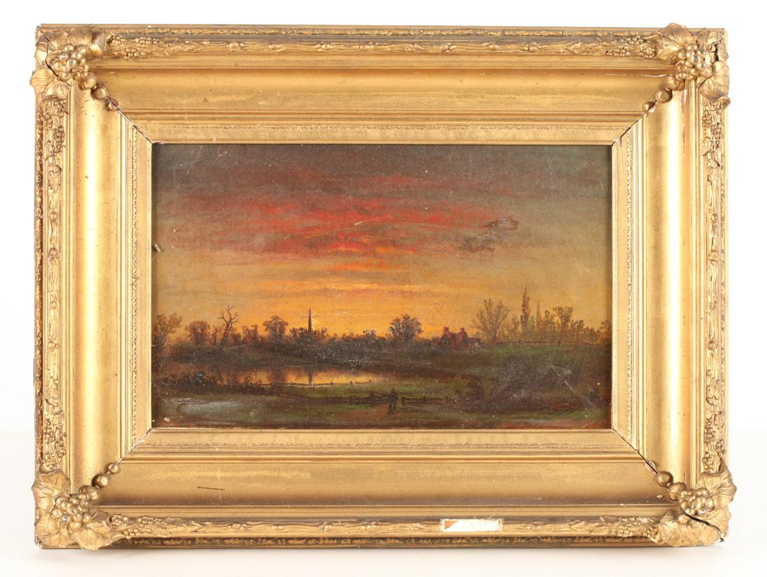 LUMINOUS SCHOOL (19th c) A Homecoming at Sunset (1 of 10)