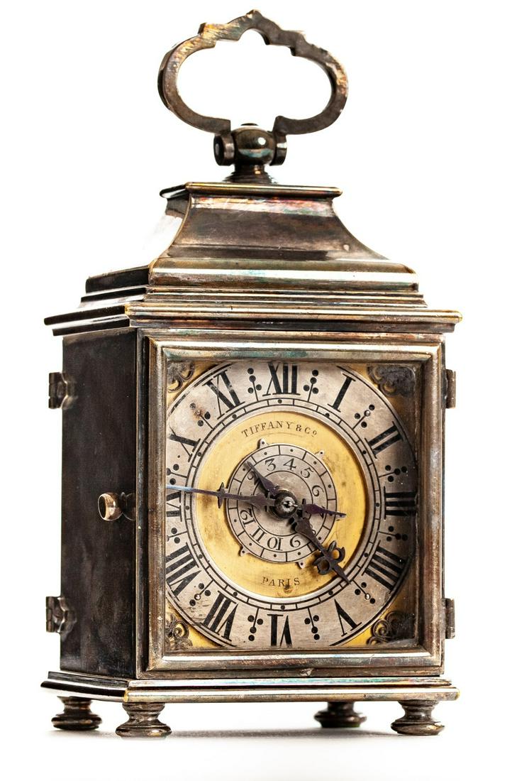 TIFFANY & CO PARIS CARRIAGE CLOCK (1 of 7)