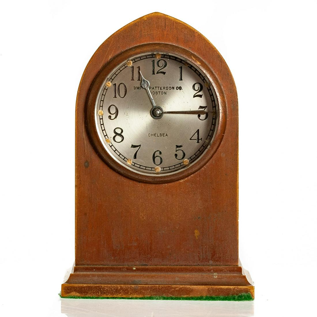 SMITH PATTERSON CHELSEA BRASS CLOCK (1 of 6)