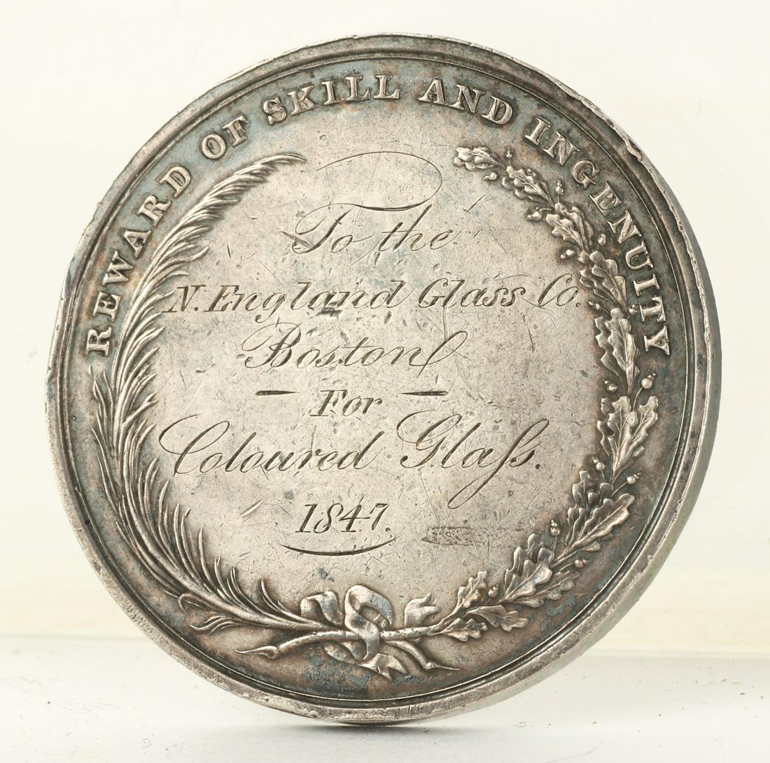FRANKLIN INSTITUTE MEDAL to  NEW ENGLAND GLASS CO (1 of 7)