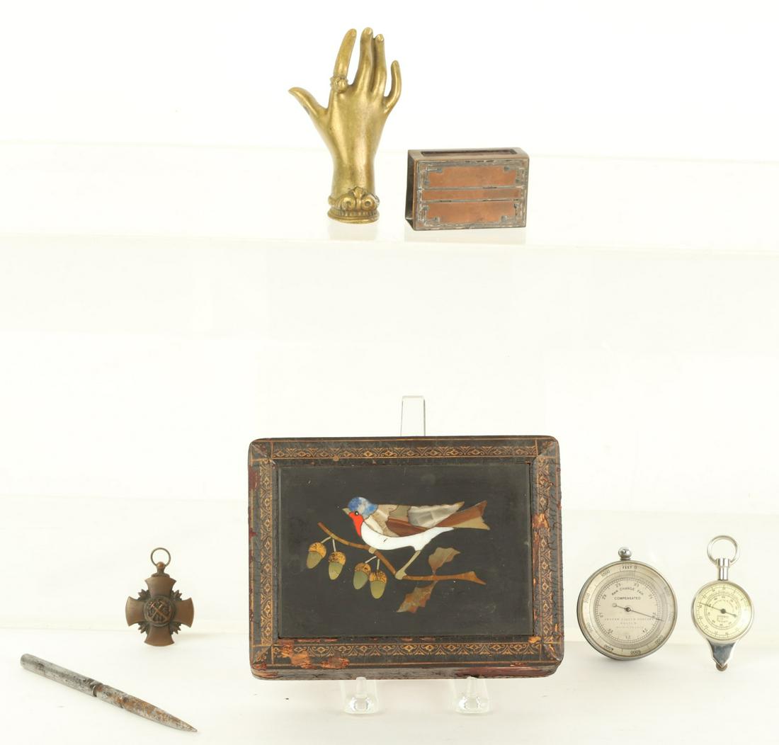 PIETRA DURA COVERED BOX FILLED with ODDSOMES (1 of 16)