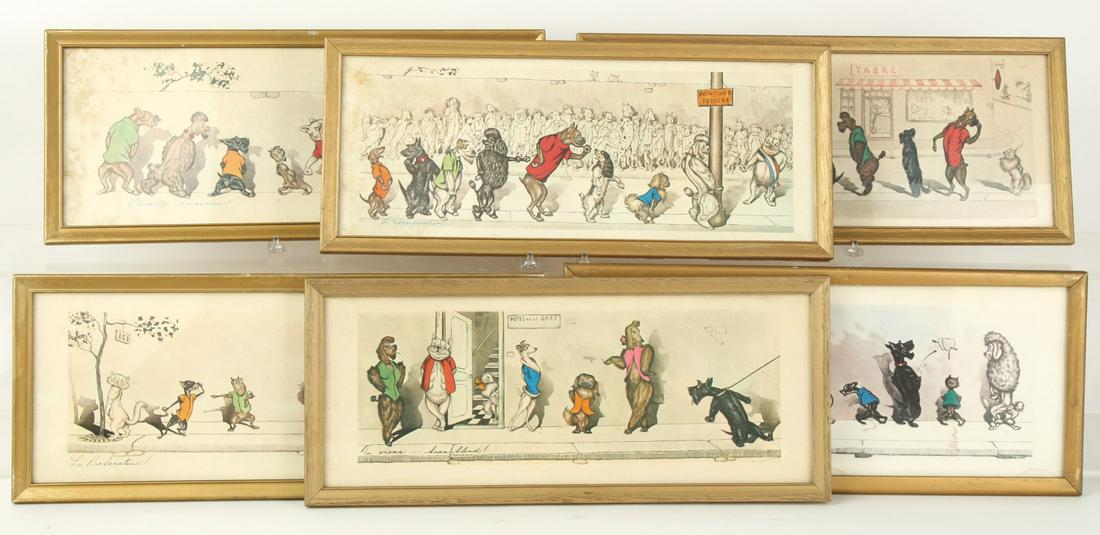 BORIS O'KLEIN (1893-1985) Six Works (1 of 20)