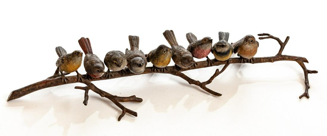 AUSTRIAN BRONZE FIGURE GROUP (1 of 7)