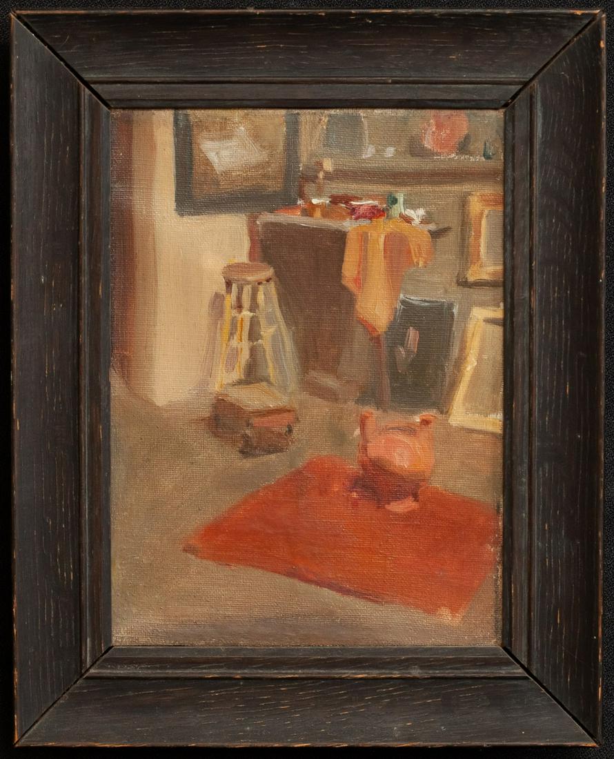 ALSON SKINNER CLARK (1876-1949): Paris Studio 11 x 8 3/4 inches (overall) Condition: Good Temp No 3384