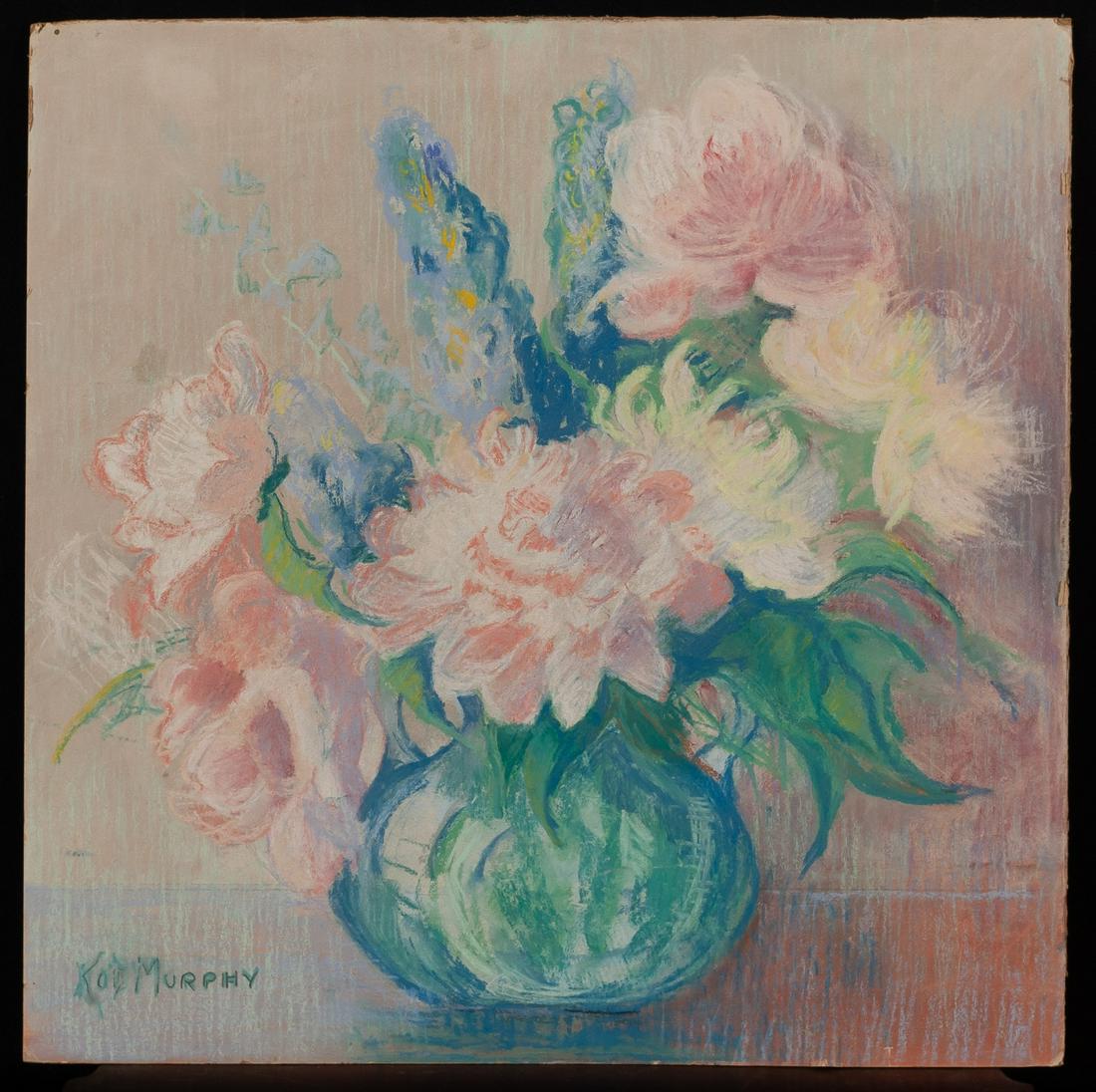 AMERICAN SCHOOL (20th c) Bouquet of Picked Flowers (1 of 9)