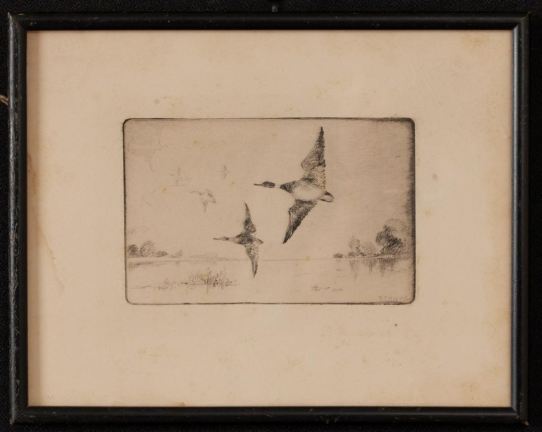 ANTHONY THIEME (1888-1954): 7 3/4 x 9 3/4 inches (overall). signed in print