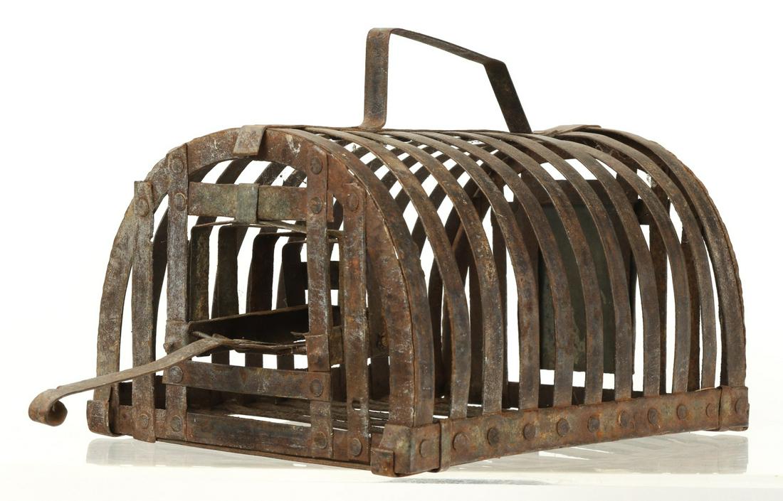 ANTIQUE TIN RAT TRAP (1 of 9)
