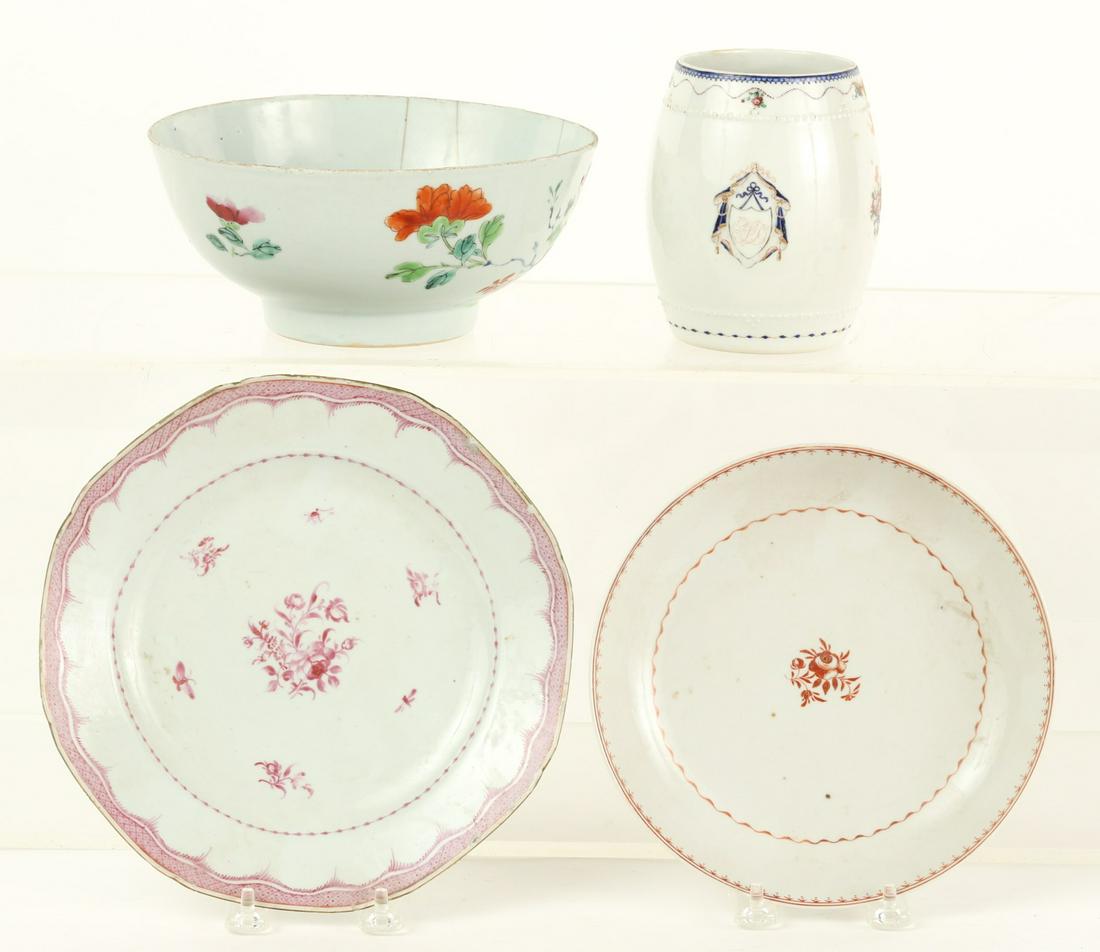 (4) PIECES OF CHINESE EXPORT PORCELAIN (1 of 20)