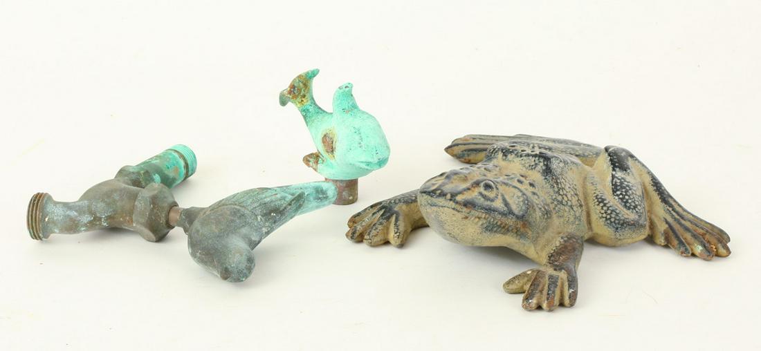 (3) CAST IRON GARDEN ITEMS (1 of 12)