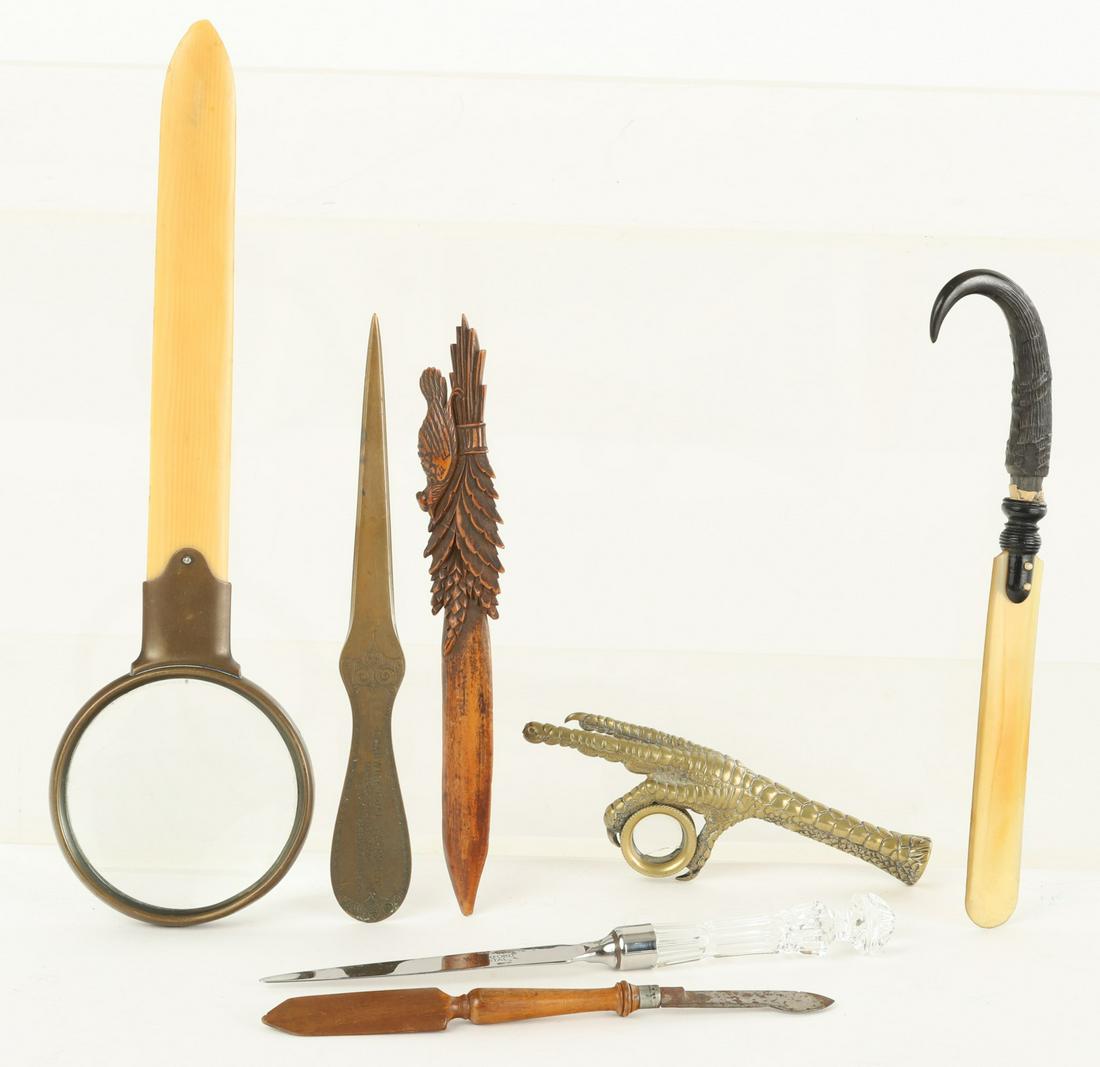 GROUP OF INTERESTING LETTER OPENERS & PAGE TURNERS (1 of 18)
