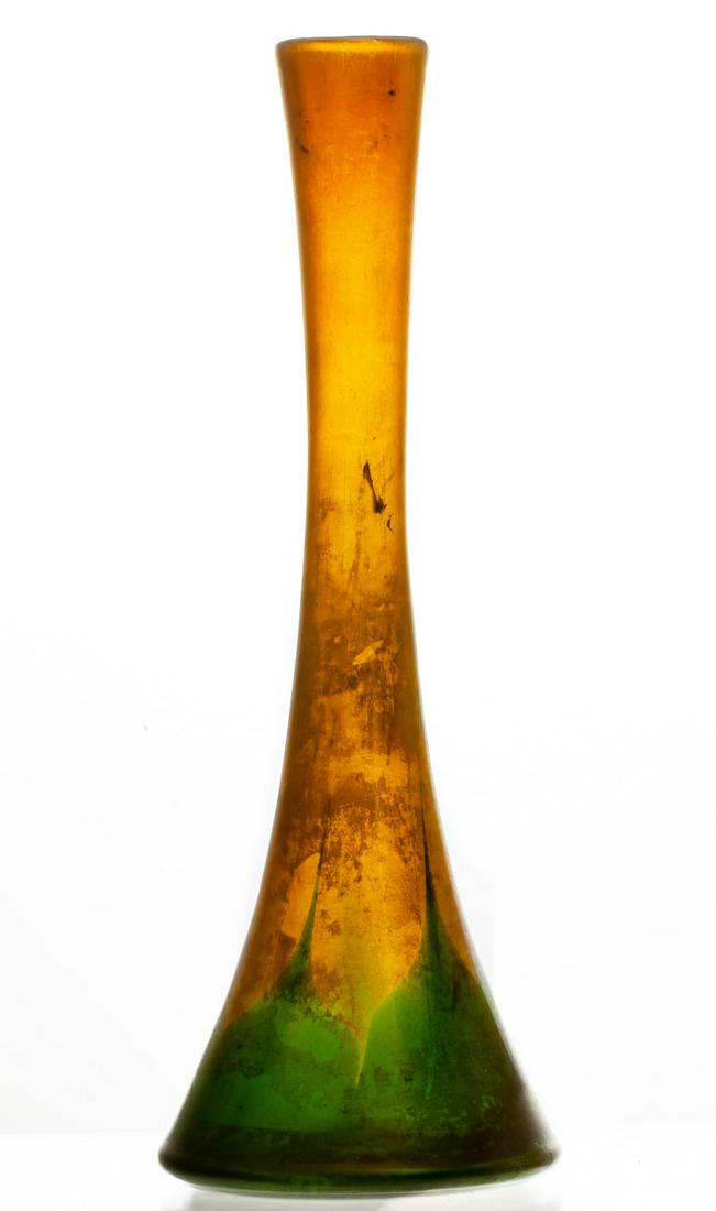 LOUIS COMFORT TIFFANY FAVRILE GLASS BOTTLE VASE (1 of 3)