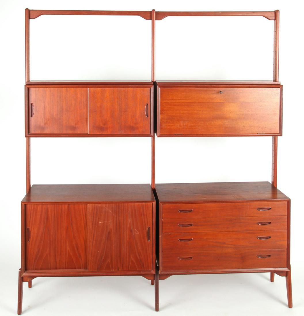 MID CENTURY MODERN DANISH FREE STANDING WALL UNIT (1 of 16)