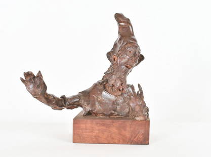 DAVID ARONSON (1923-2015): "Virtuoso" bronze 96/250. 12 inches (overall)