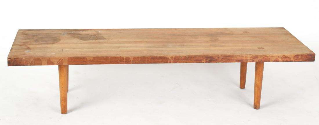 MID CENTURY MODERN MINIMALIST OAK COFFEE TABLE (1 of 12)