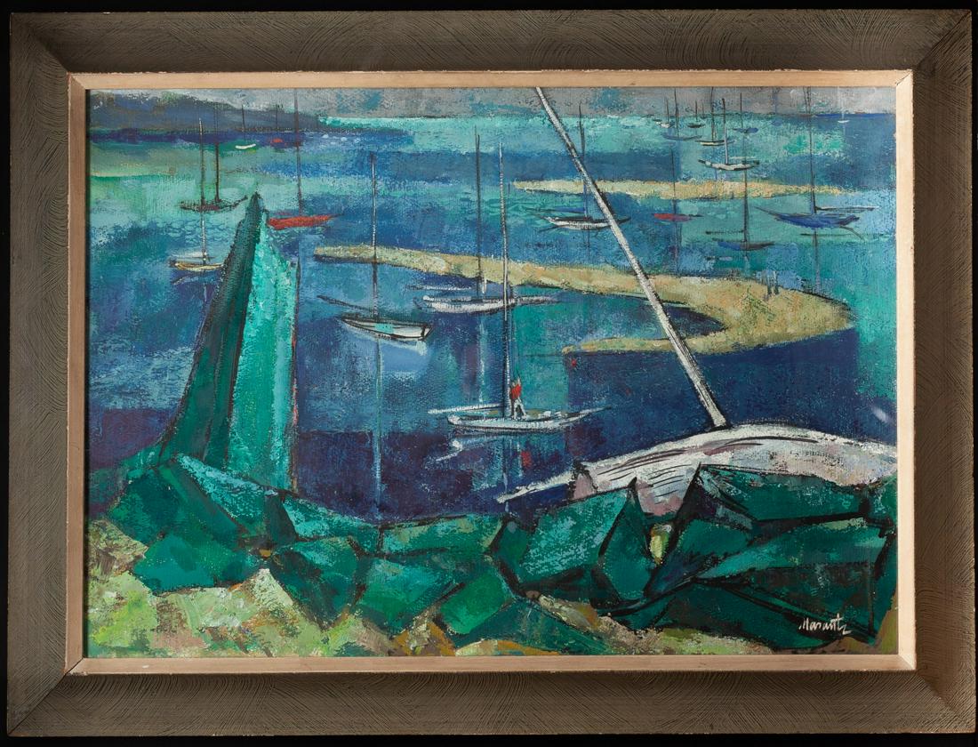 IRVING MARANTZ (1912-1972) Modernist Abstraction (1 of 3)