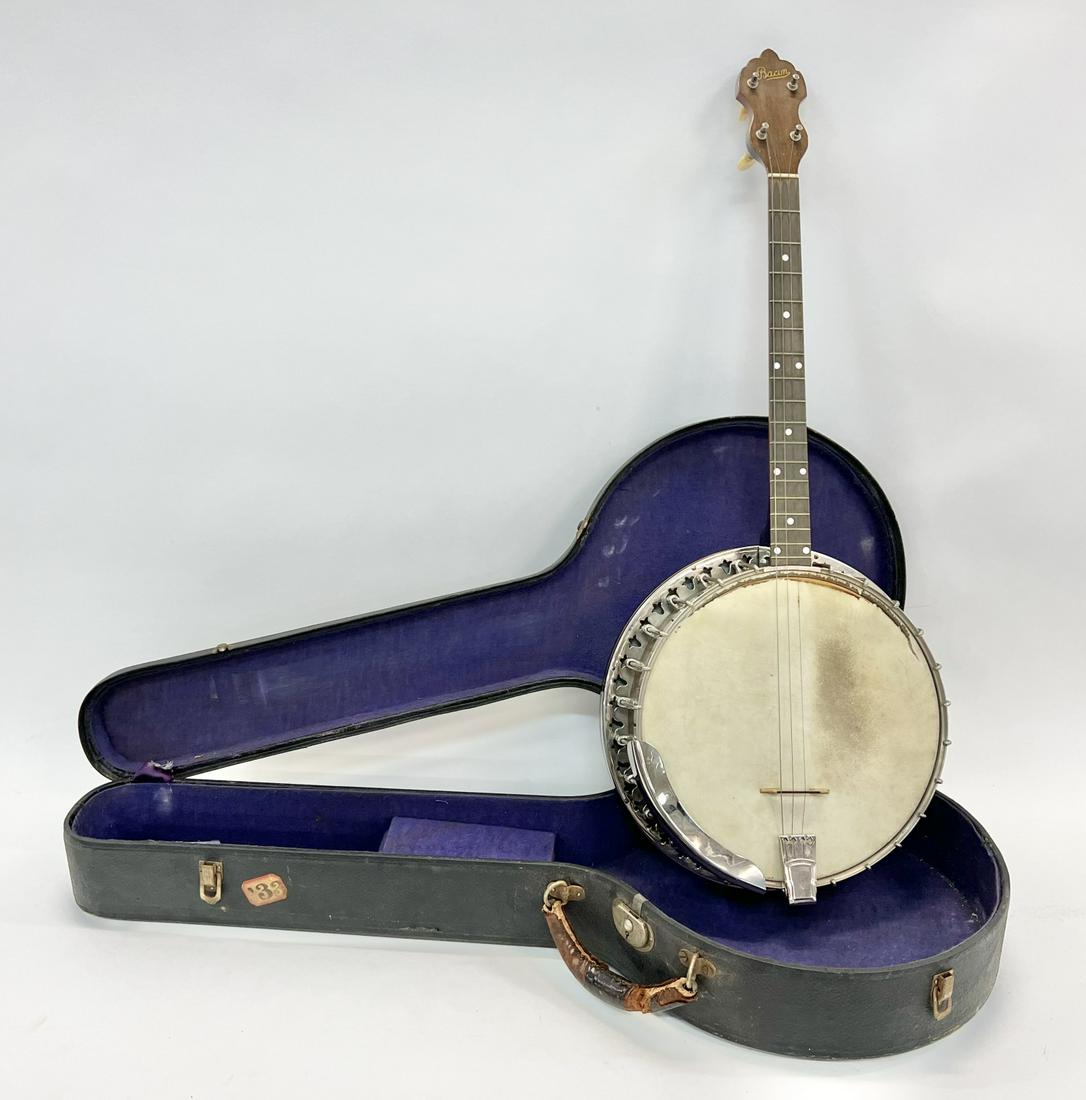 (4) STRING BACON BANJO CO. BANJO & CASE (1 of 10)